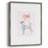 Frilly Lily Framed Print - Solid Wood