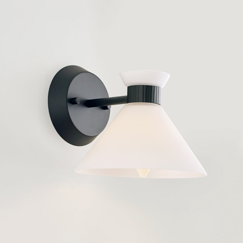 Petite applique murale 1 lumière Belcarra, Nuit noire