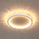 Deontee Acrylic LED Flush Mount Ceiling Light with Remote Control