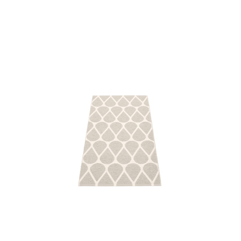 Otis Geometric Area Rug in Linen, Rectangle 1'9" x 2'3"