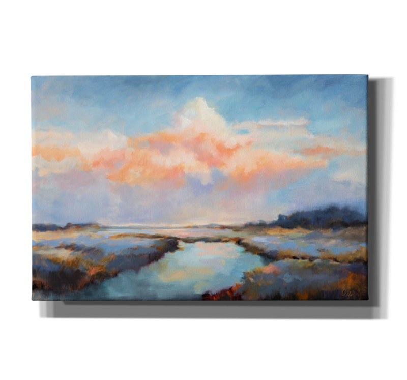 Toile épique Graffiti «Wanderings No. 1» par Odile, 18 po x 12 po