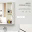 Armoire à pharmacie murale avec miroir et tablettes de rangement, conception peu encombrante pour les salles de bain modernes