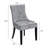 Tufted Upholstered Gray Dining  Chair -749856963