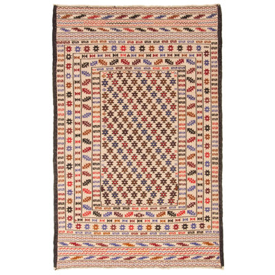 Brewton Cream Tapestry Kilim 3'11" x 6'5"