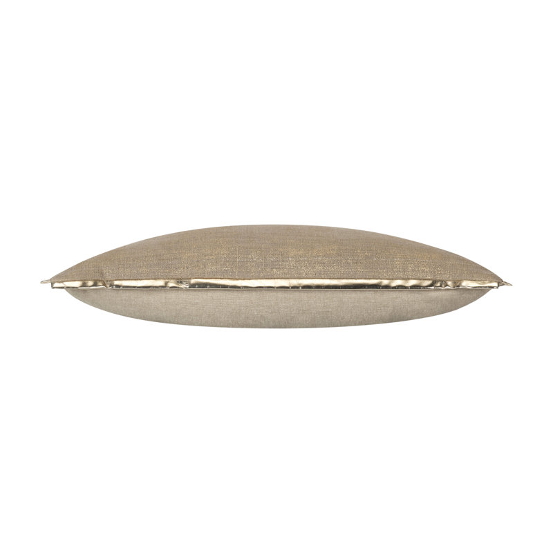 Ella Linen Lumbar Pillow Cover & Insert, Gold