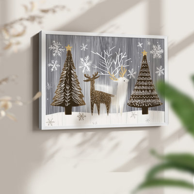 Art de Noël - CLII - Reproduction encadrée - Restickable