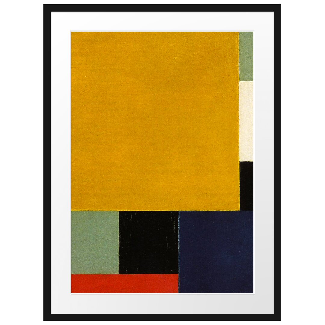 Theo Van Doesburg - Komposition XXII  - Im Bilderrahmen Mit Galerie-Passepartout