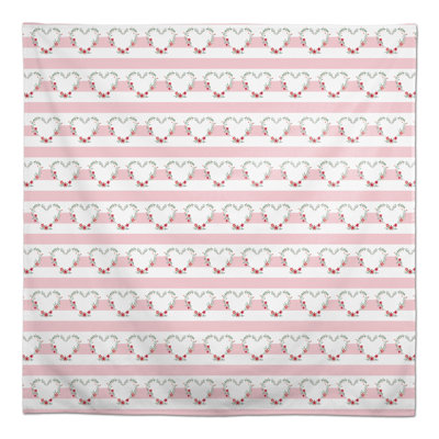 Floral Heart Pattern Tablecloth