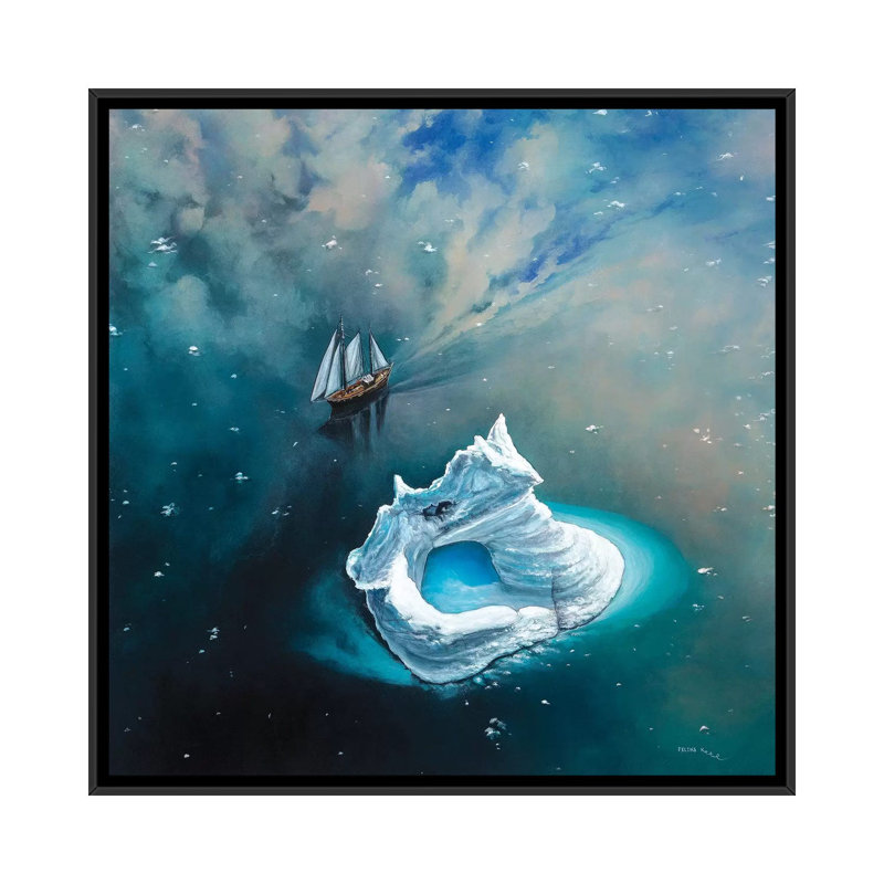 Soaring Through The Sky by ColorByFeliks - Print on Canvas, 66.04 cm H x 66.04 cm W, Black Framed