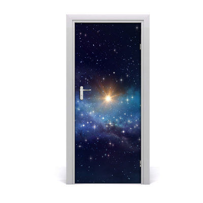 Starry Sky Adhesive Door Decal