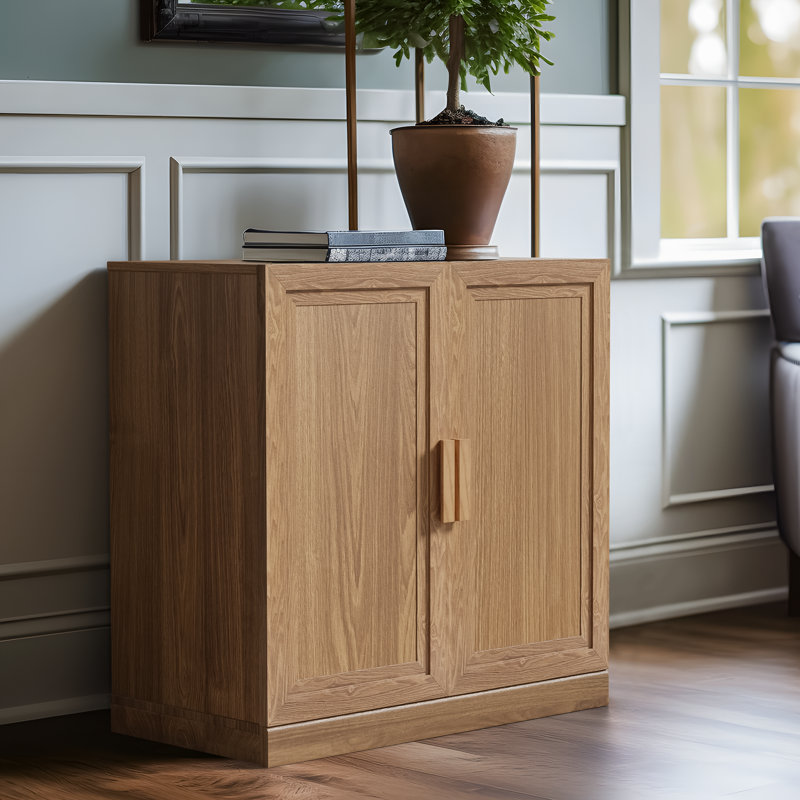 Tonya 2 - Door Accent Cabinet, Oak, 31" H x 31" W x 16" D