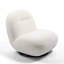 Fauteuil d'appoint pivotant moderne et luxueux 2 pièces