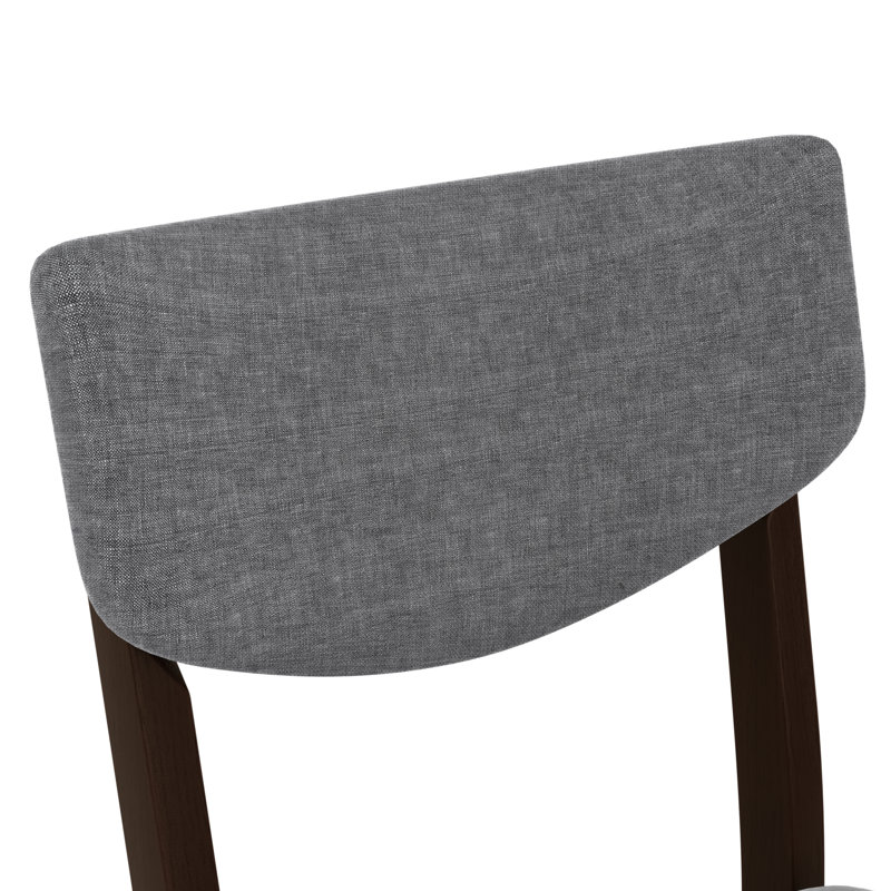 Rustic Farmhouse Dining Chairs, Solid Wood, Upholstered, Multipurpose