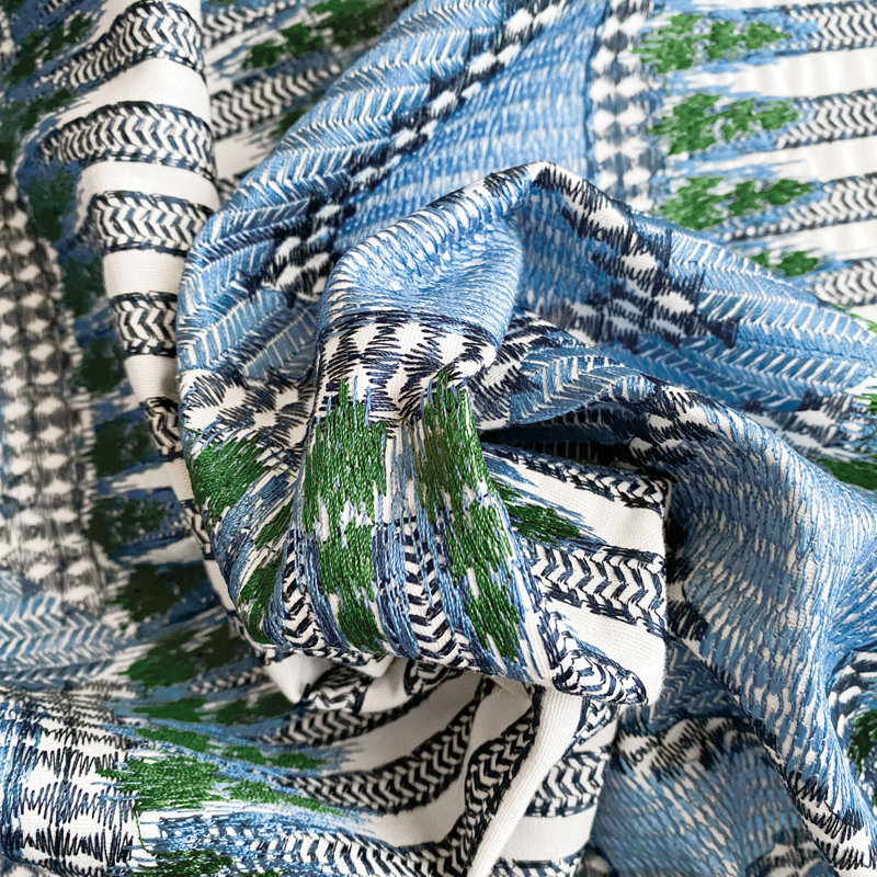 Corona Del Mar Cotton Blend Performance Fabric