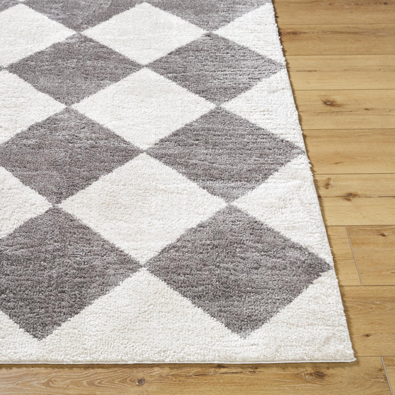 Fossay Shag Area Rug, Rectangle 7'10" x 10'