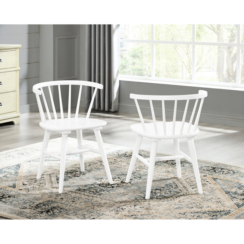 Table rectangulaire et ensemble de 6 chaises pour 7 chaises - bois naturel blanc avec sièges avant-gardistes