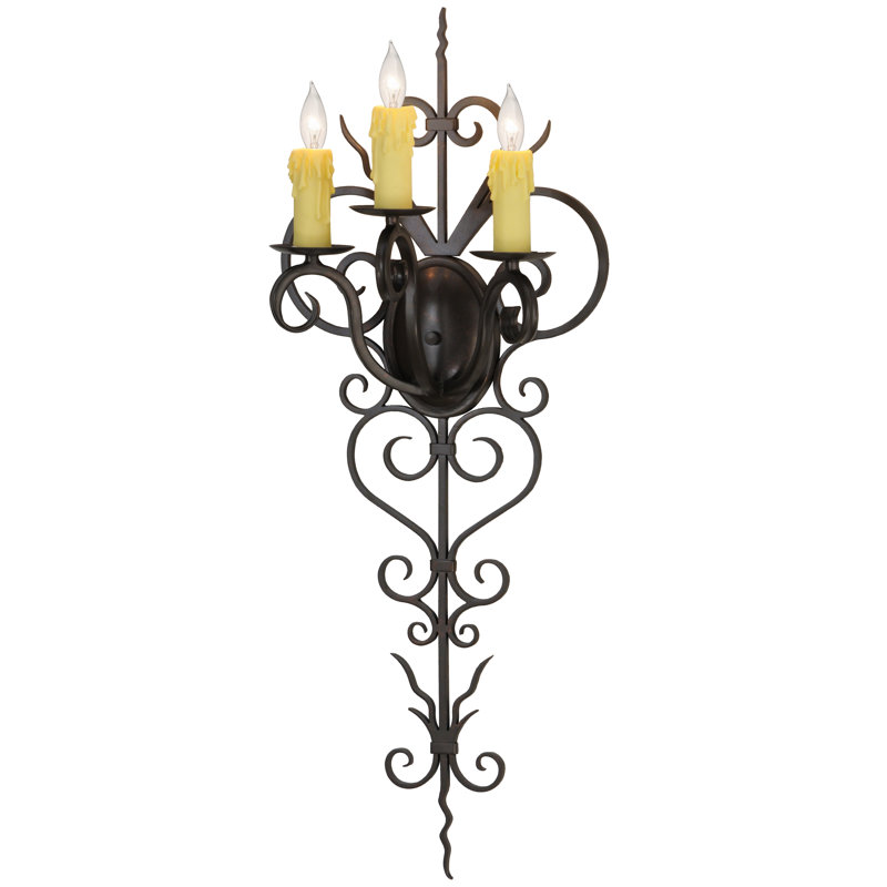 Kenna 3 - Light Candle Wall Light