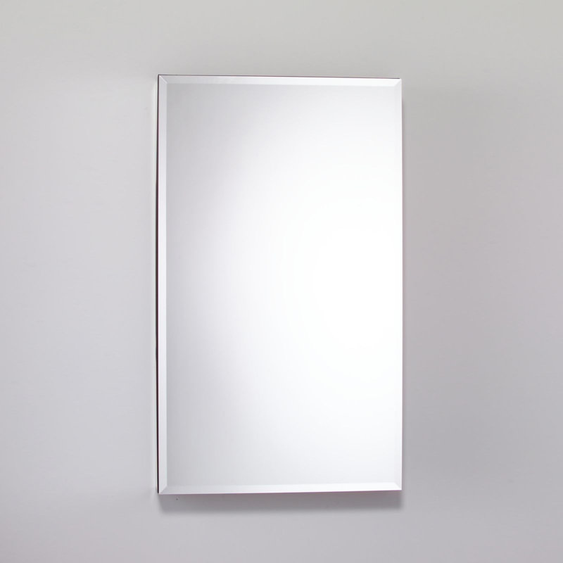 Pharmacie encastrable avec 3 tablettes réglables M Series, 30 po x 15,25 po x 6 po, Blanc, Droite