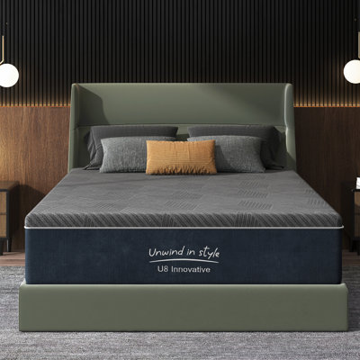 10 Inch Gel Memory Foam Mattress Full Size, Medium Firm Pressure Relief, CertiPUR-US Certified, with Removable Washable Cover, Mattress in a Box