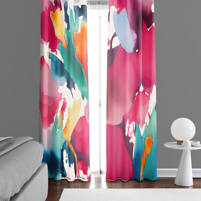 Daviyon Semi Sheer Curtain Pair