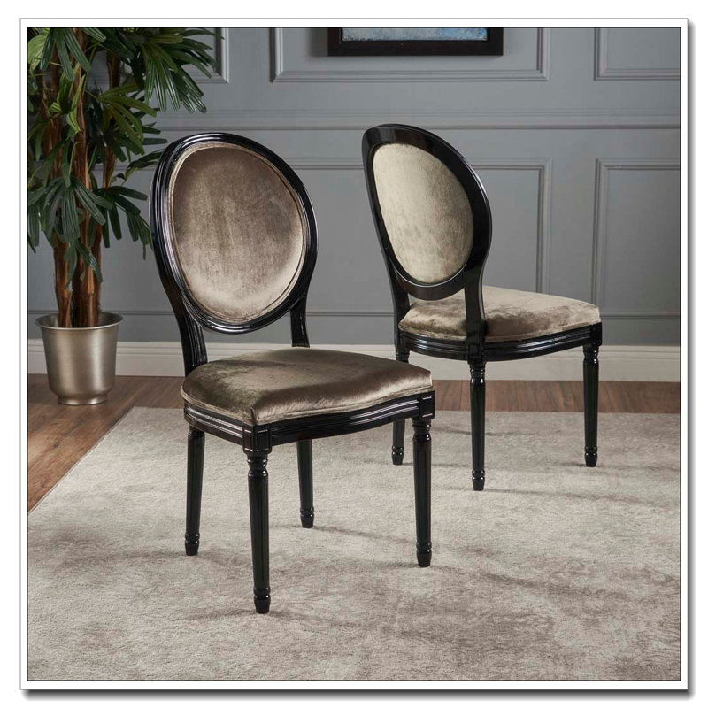 Ensemble de chaises de salle à manger, Gris
