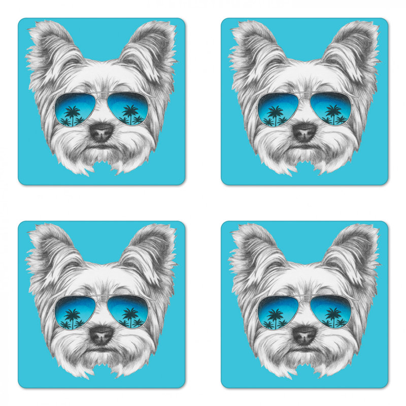 Sous-verre yorkie