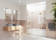 Stellar 69 in. W x 58.25 in. H Frameless 3 Panel Inline Bathtub Shower Door