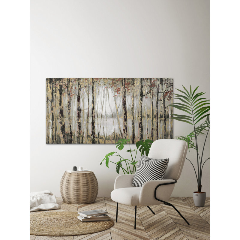 Parvez Taj - Wrapped Canvas Painting, 57cm H x 114cm W