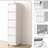 Panthia 5 Drawer Metal Vertical File Cabinet On Wheels For Office Use, Storage A4/Letter/Legal Size Files, White, 17.71"D*15.18"W*63.07"H, - Tipping Feature, Easy To Move Design, Mobility-121505469
