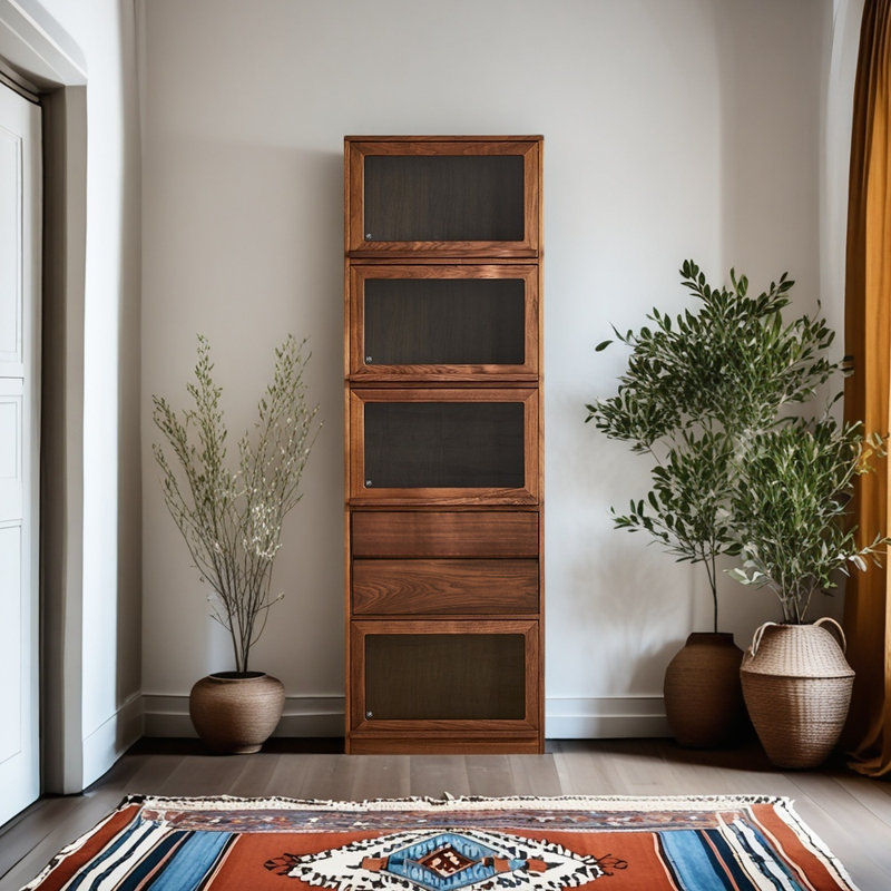 Bibliothèque sur pied en bois