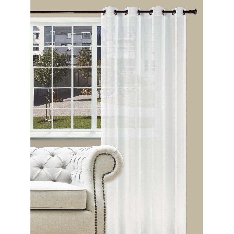 Semi Sheer Curtain Single Panel