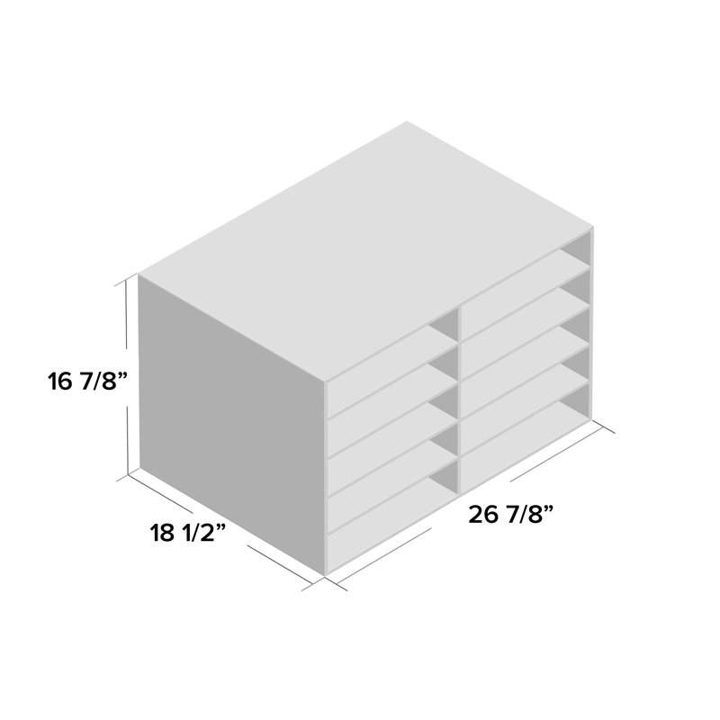 Classeur de rangement en papier Classroom Construction