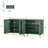 31.5'' Wide 2-Door Buffets and Sideboards Cabinet Set with Hexagonal Pattern