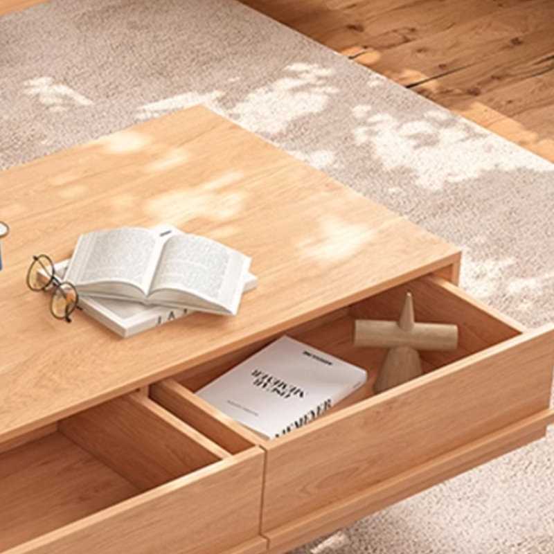 Table basse en bois massif