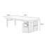 Bureau rectangulaire brun en bois massif avec 1 tiroir-2098583944