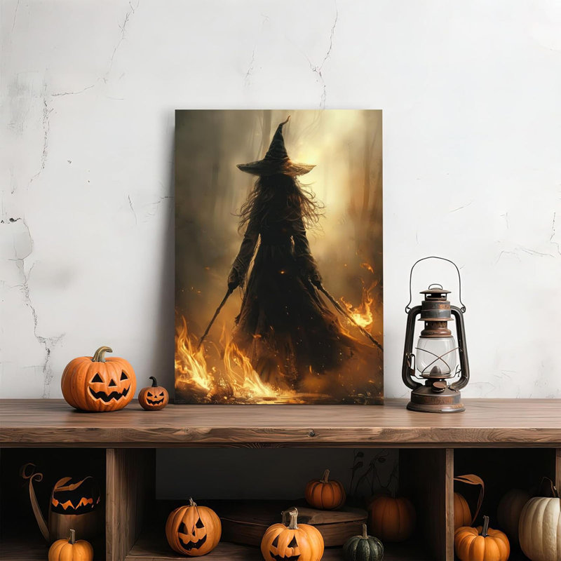 Art d'Halloween sorcière gothique Halloween