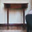 Backless Mounted Chestnut Console