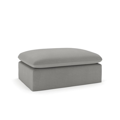 Luna Slipcovered Ottoman And A Half