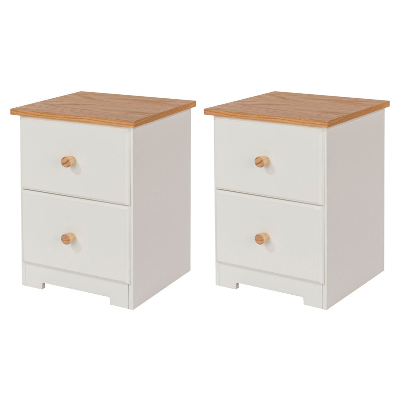 Leanora 35cm W Manufactured Wood Bedside Table