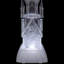 17.5" LED Lighted Acrylic Castle Christmas Snow Globe