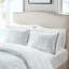 Ensemble de housse de couette mini blanc double / grand