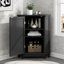 Armoire de salle de bain d'angle avec tablette réglable-1772434854