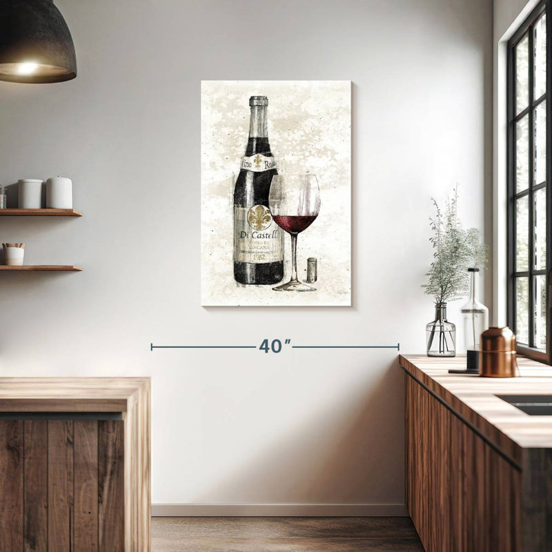 Yarlin Pencil Wine I, 36" H x 24" W