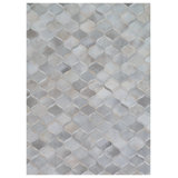 Natural Hide Hand Woven Cowhide Geometric Area Rug