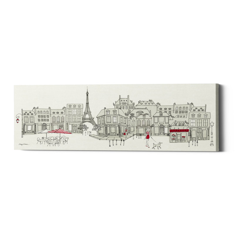 « world cafe ii paris », reproduction d’art sur toile, H 20 po x l 60 po