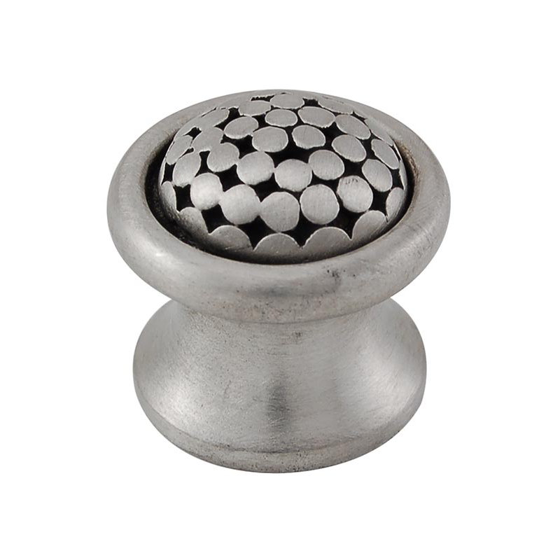 Tiziano Mushroom Knob, Antique Nickel, 0.875" H x 0.875" W x 0.875" D