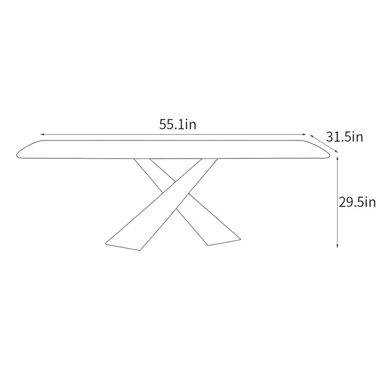 Haycroft, 29.5"H x 55.1"L x 31.5"W