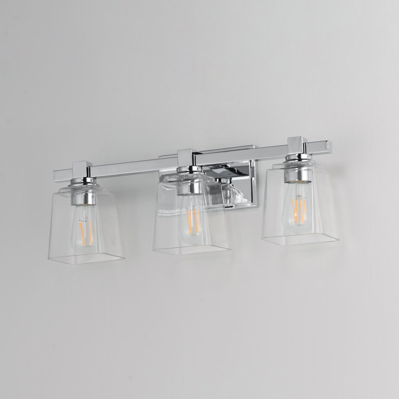 Cubos-Wall Sconce, Polished Chrome