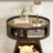 Modern  Stainless Steel End Table, Transparent Tempered Glass Table Top, Suitable for Any Space.