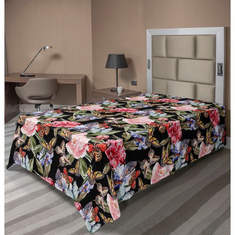 Multicolore drap plat Ambesonne, Drap plat simple très long